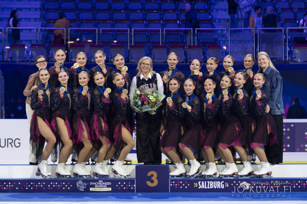 Helsinki Rockettes MM-pronssia 2026. 